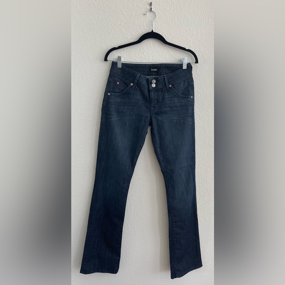 Hudson Beth Baby Boot cut jeans. Dark wash size 27.